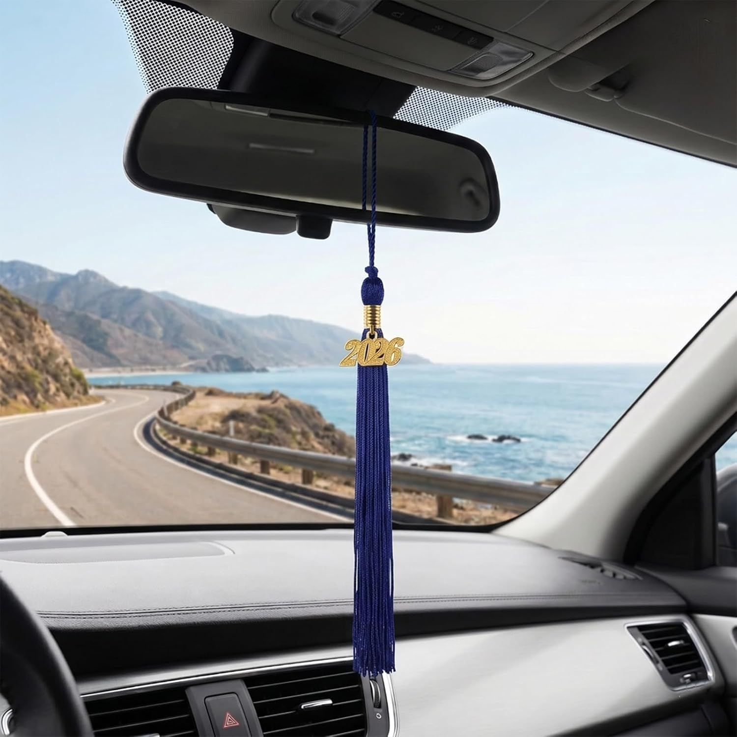 2026 Tassel Blue Graduation Tassel with 2026 Charm for Cap Decoration, High School & College Graduate Ceremony Accessories & Keepsake Gift