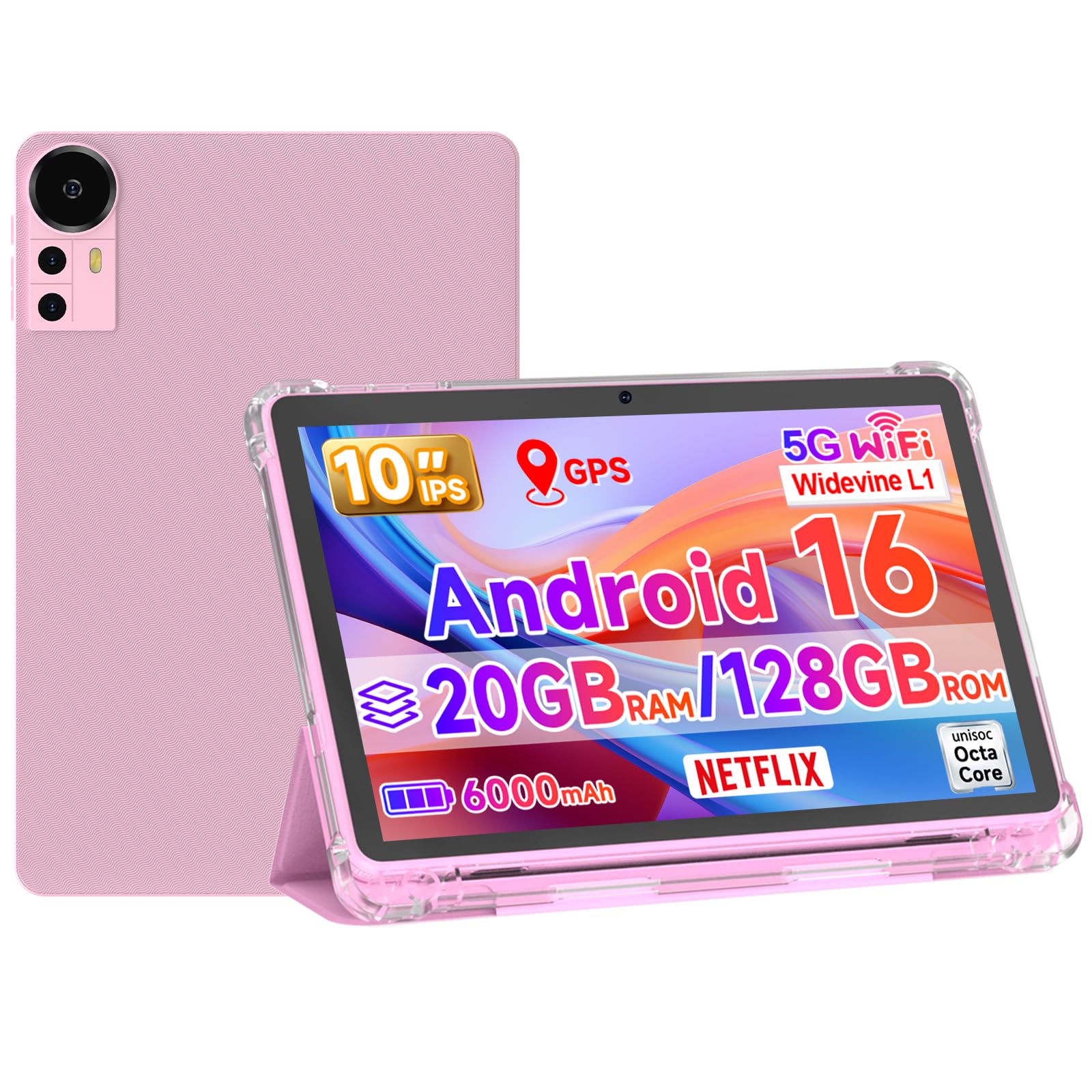 Amazon.com : ICONLINK 10 Inch Tablet Android 16 Tablets with Case