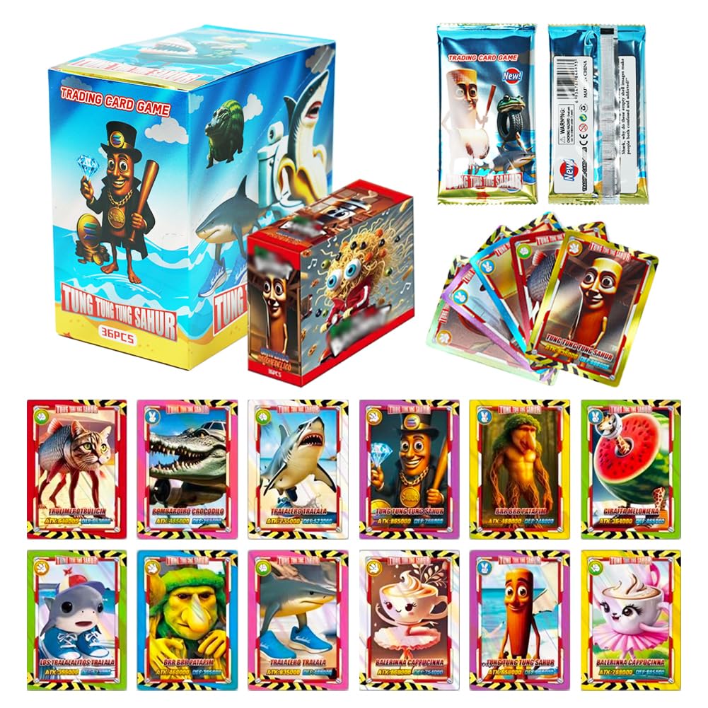 Amazon | イタリアンブレインロット カードゲーム トレカ 180PCS