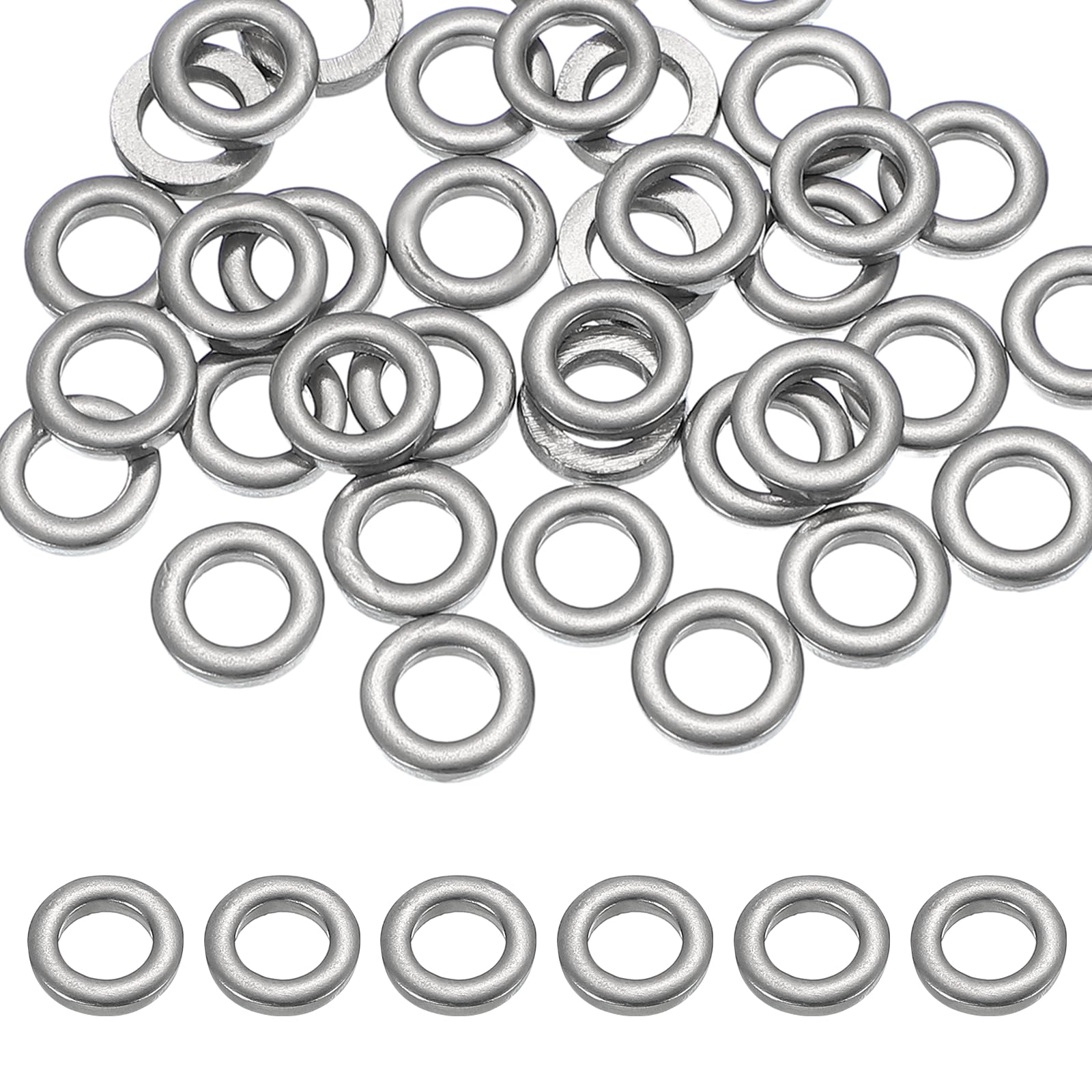 PATIKIL M5 x 9mm Metal Screw Washers Set, 36Pcs 304 Stainless Steel Flat Washers for Screws Bolts Factories Home Outdoor Projects
