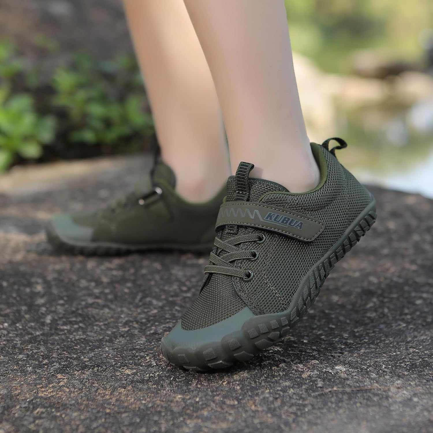 KUBUA Kids Barefoot Shoes Boys Girls Sneakers Naturally Splay Shoes Toddler Little Big Kid - Image 3