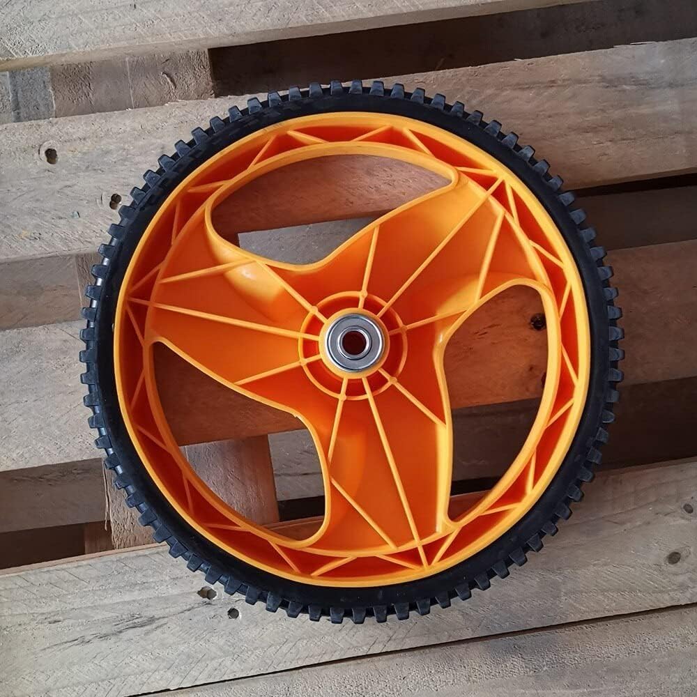 2 ruedas traseras para cortacésped de 293 mm compatibles con Husqvarn McCulloch 5324035-09 5324327-49 piezas de repuesto
