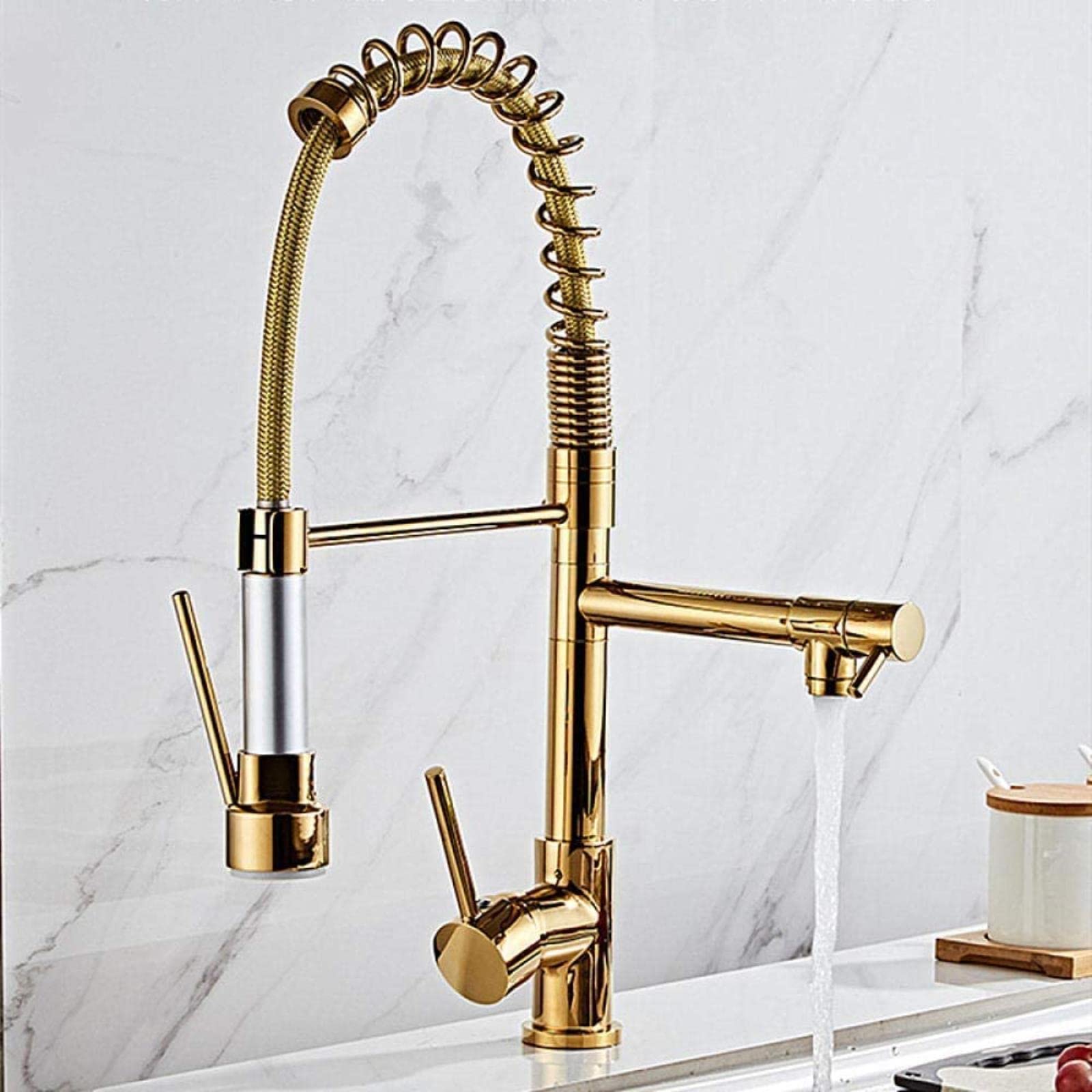Mitigeur de lavabo sans plomb ni nickel, robinet d'eau chaude et froide anti-corrosion