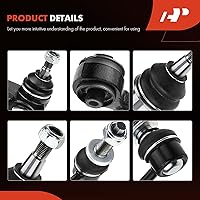 Vista 7 de A-Premium Juego de 6, brazo de control superior delantero, barra estabilizadora, rótula inferior trasera, compatible con Dodge Charger 2006-2020