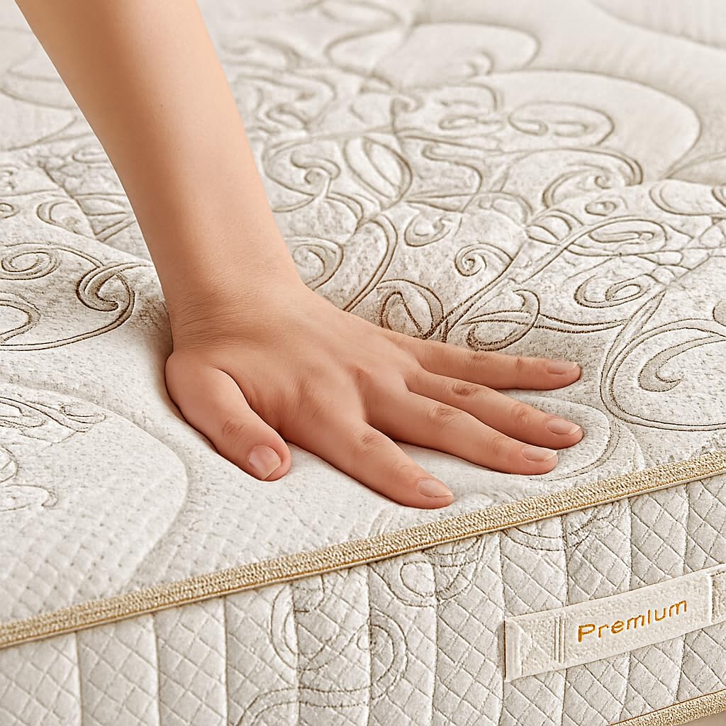 Simpur, Colchón 150x190 cm, Altura 30cm, Muelles Ensacados Magestic, Altura 30cm, Firmeza 7,5/10, Viscoelástica, Independencia de Lechos, Ortopédico, Descanso Recomendado para Airbnb Booking