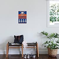 Vista 55 de Trends International NHL New York Islanders - Champions 23 Wall Poster, 34L x 22.4W, Mahogany Framed Version