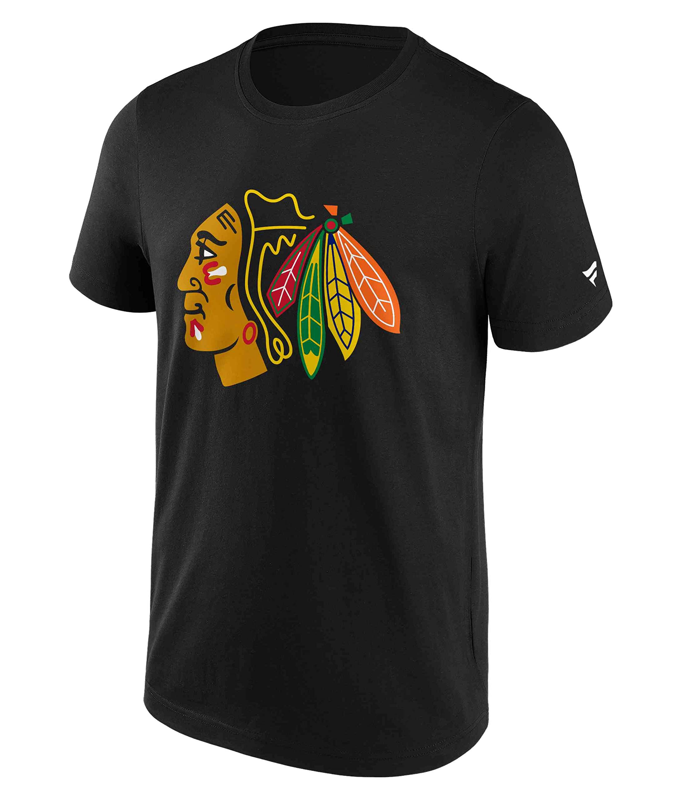 Fanatics - NHL Chicago Blackhawks Primary Logo Graphic T-Shirt Colour Black