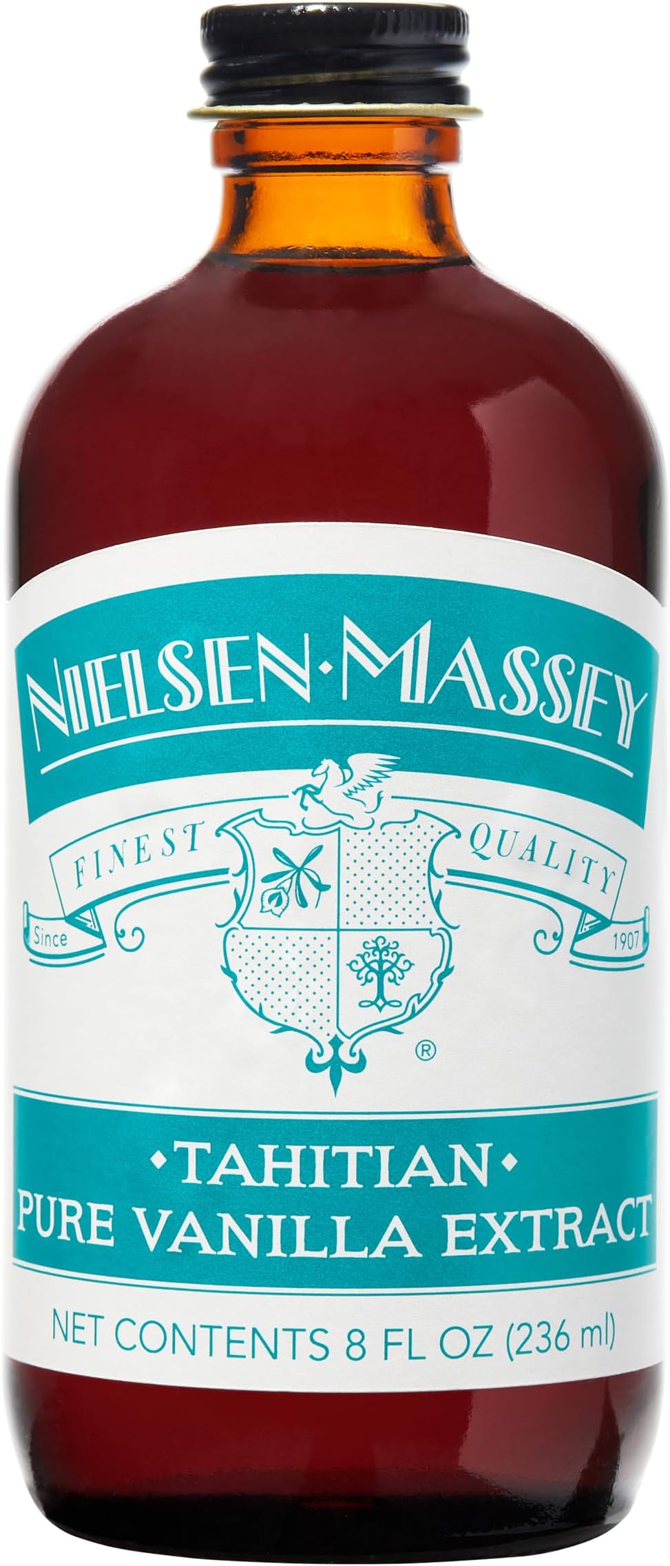 Nielsen-Massey Tahitian Pure VanillaExtract for Baking and Cooking, 8 Ounce Bottle
