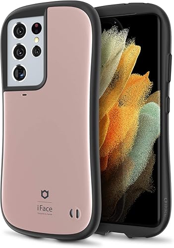 iFace Funda de primera clase compatible con Galaxy S21 Ultra Bonita funda protectora a prueba de golpes de doble capa carcasa dura + parachoques