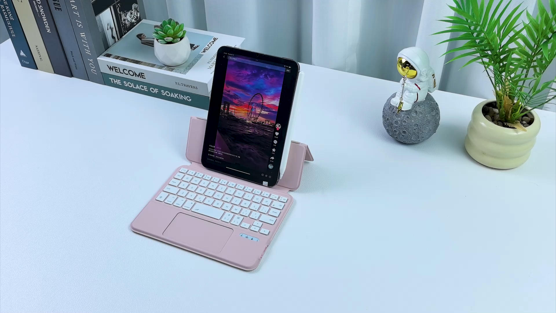 Amazon.co.jp: MePadKey US英語配列キーボードケース iPad Mini 7 A17