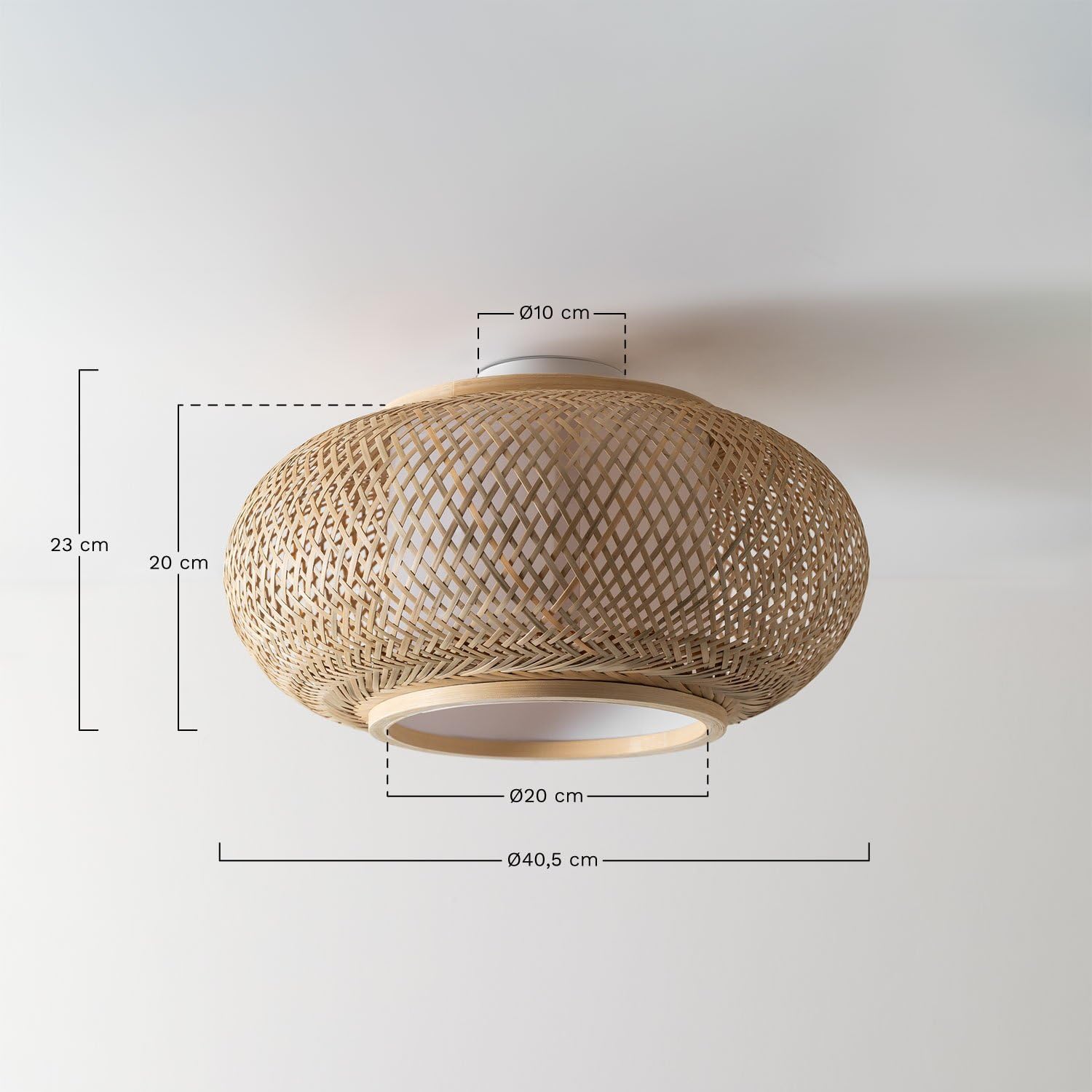 SKLUM Lampada da soffitto in bambù Terles -