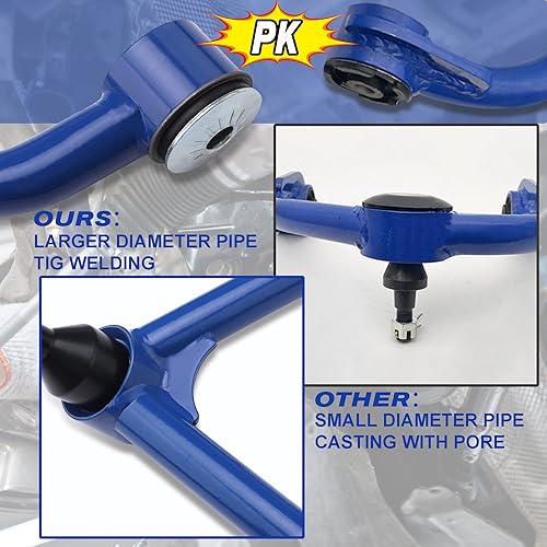 Miniatura 9 de Kits de nivelación de espaciadores de puntales delanteros de 2 pulgadas compatibles con Silverado 1500 Sierra 1500 2007-2022 con brazos de control