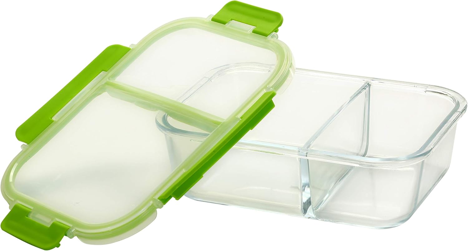 Royalford Food Storage Container with Compartments Rectangle Storage