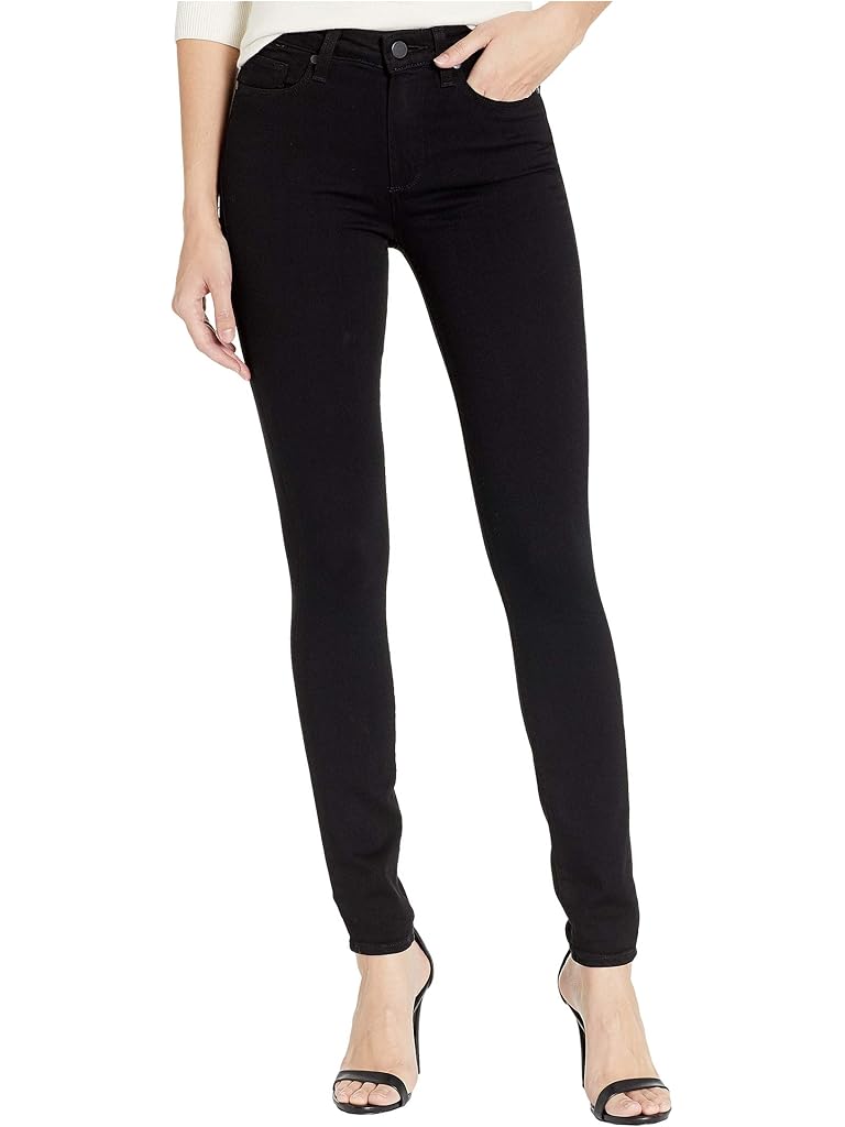 Black Paige Hoxton Ultra Skinny in Black Shadow