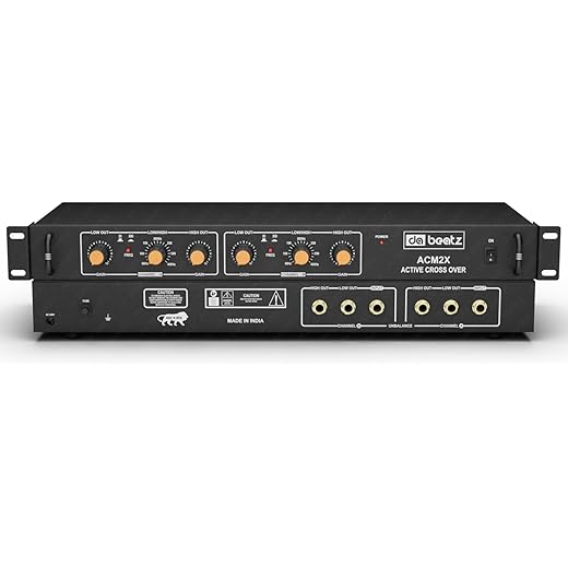 DaBeatz ACM2X 2-Way Audio Crossover Rack Mount