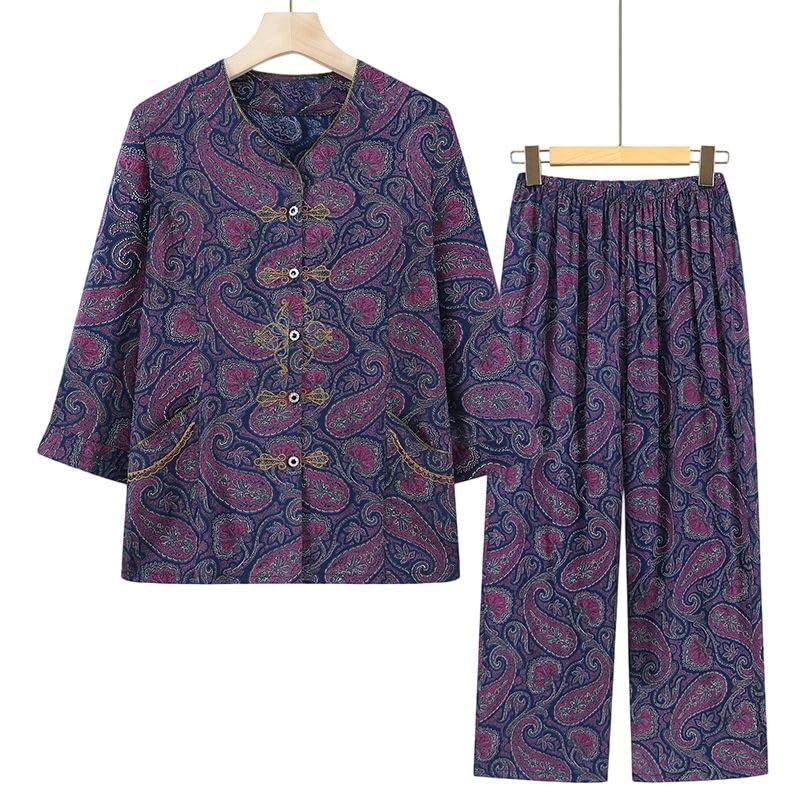 Conjunto de dos piezas para mujer ropa de casa holgada con sudadera gruesa 3