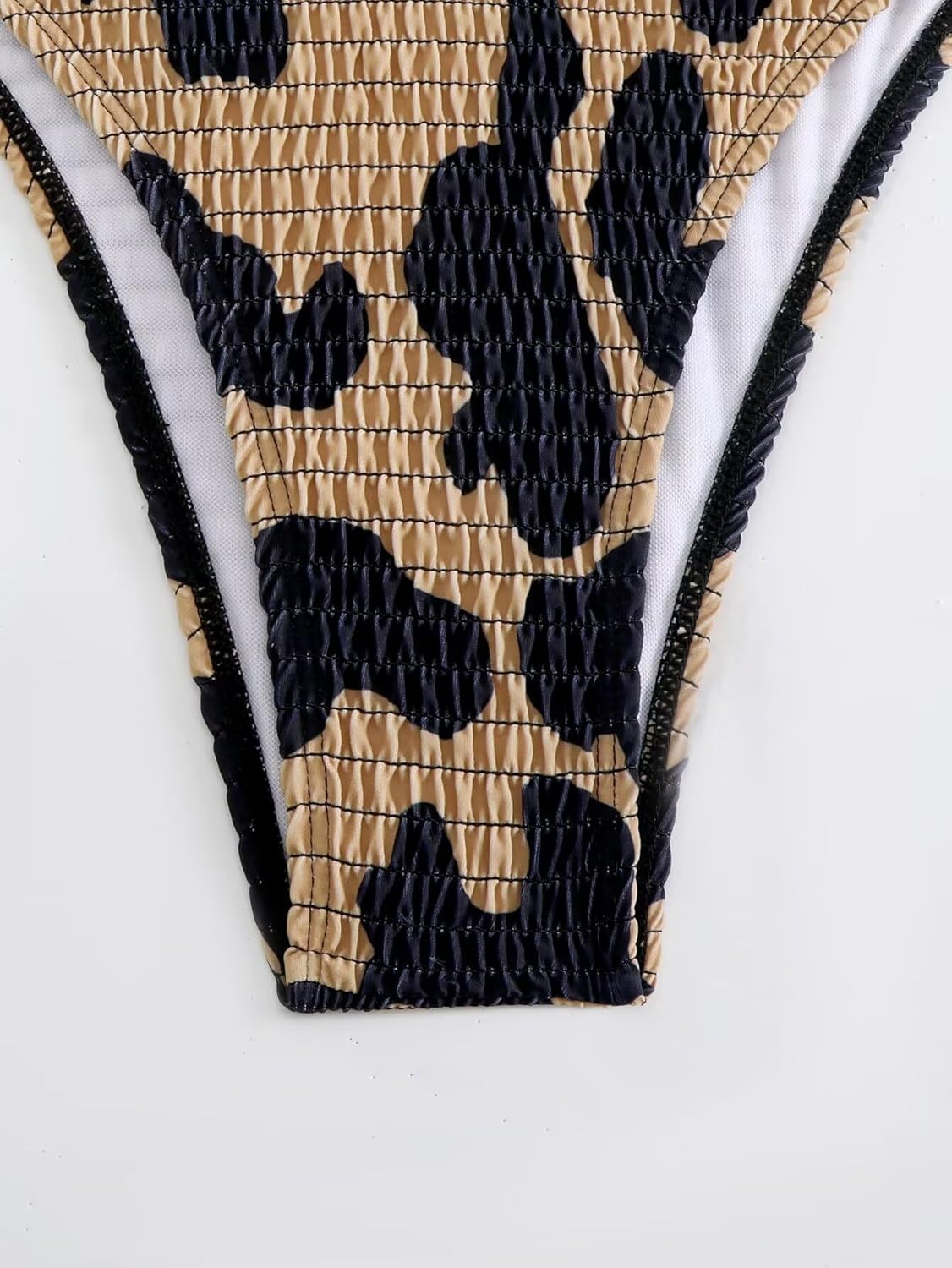 Women's Camo Halter Bathing Suit High Waisted Summer Swimsuit Bikini Set - Image 4