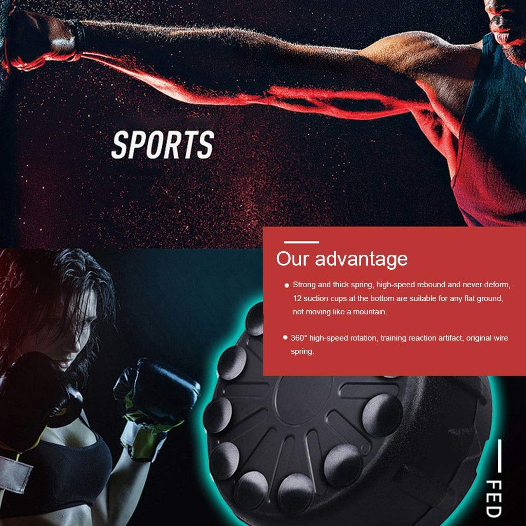 Sacco Da Boxe Con Supporto Per Adulti Sacco Cobra Palla Reflex Sacco Cobra Rimbalzo Interno 90 °, Regolazione Altezza 145~180 Cm (Color : Black(C), Size : 50 * 50 * 180cm)