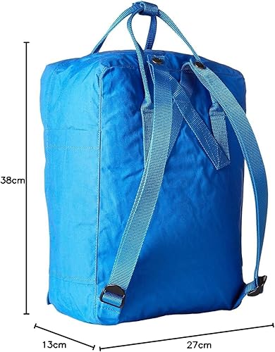 Vista 101 de Fjallraven Mochila Kanken Classic para el diario Azul cielo