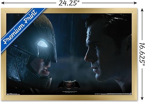 Miniatura 59 de Trends International DC Comics Movie - Póster de pared de Batman v Superman, 22.375 x 34 pulgadas, versión enmarcada en negro Versión con marco negro