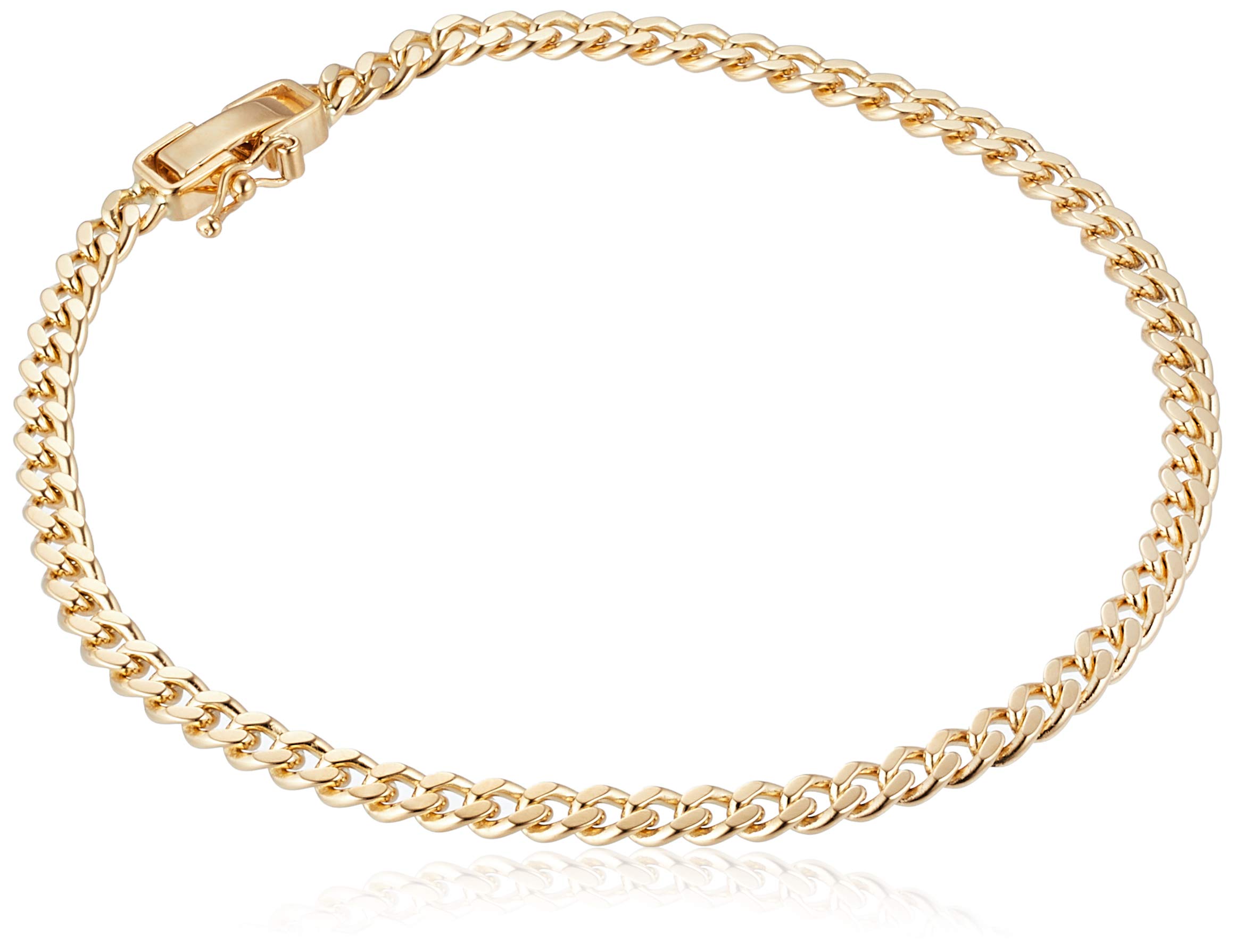 Amazon | [エムジェイピー] MJP K18 18金 2面シングル喜平