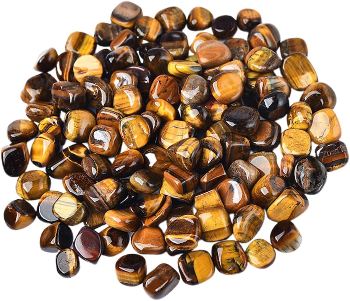 Eye Stone Aquarium Gravel 7-9mm Natural Fish Rocks Decorative Stones 2lb for Aquarium and Terrarium Landscaping