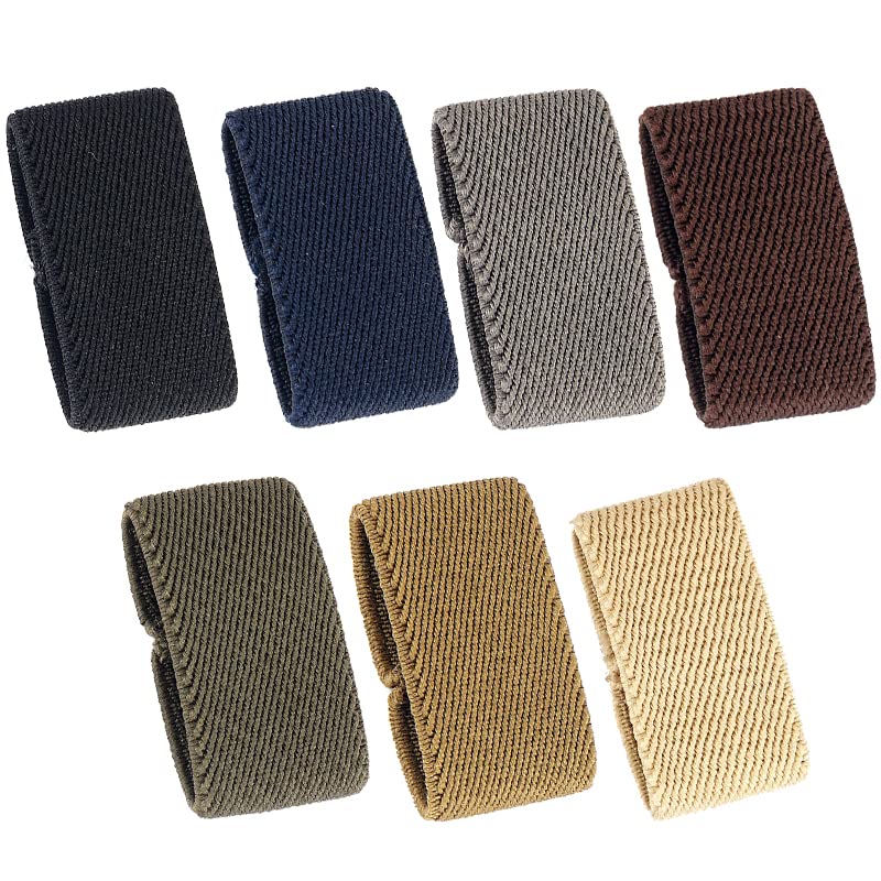 LionVII 7 Pcs Elastic Belt Loops Exclusive Belt Rings to Prevent Excessive Trouble 7 Colors