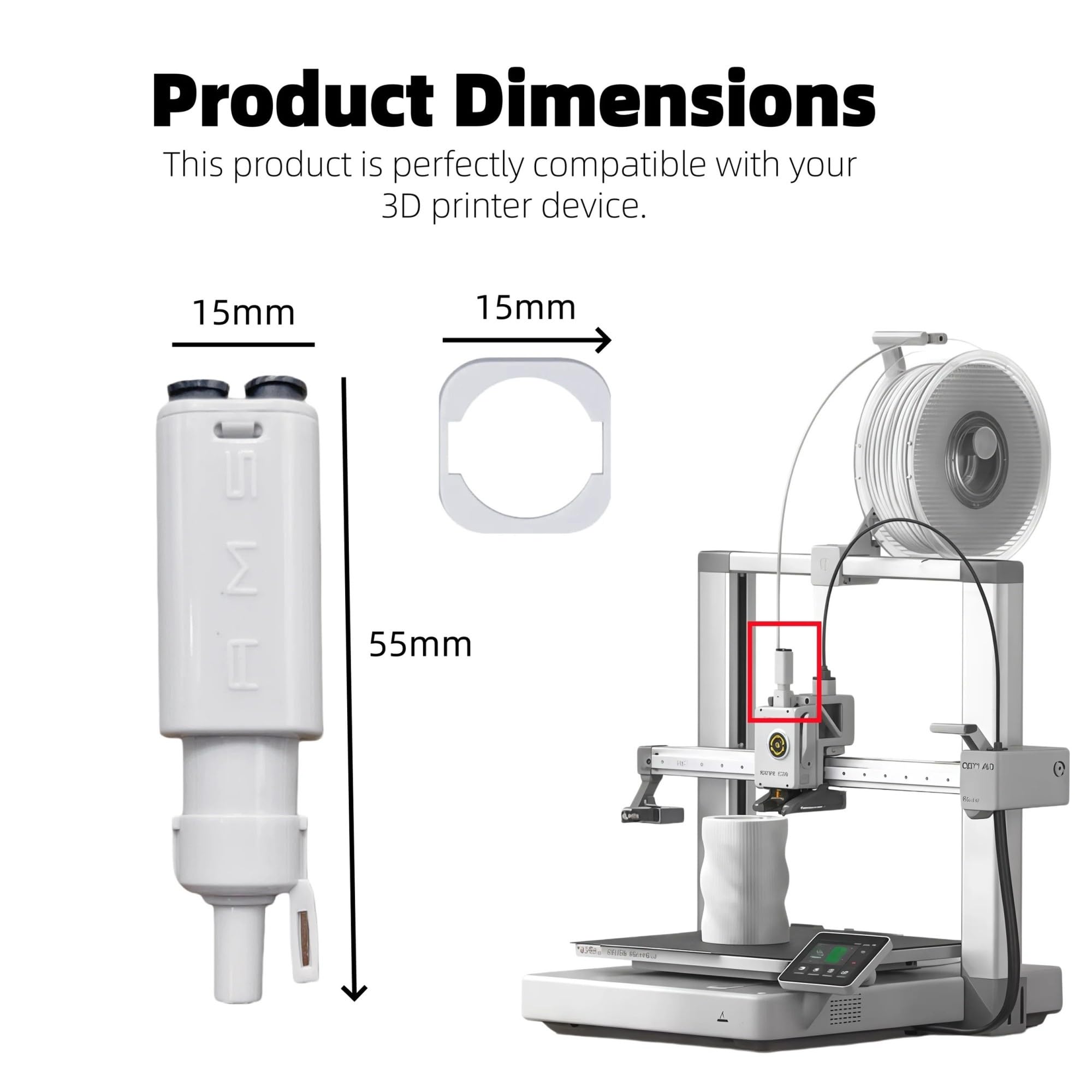 Aixinong1 Koncentrator rozszerzeń Multi AMS, złącze rurowe do laboratoryjnej drukarki 3D AMS Lite(8 piece Set)