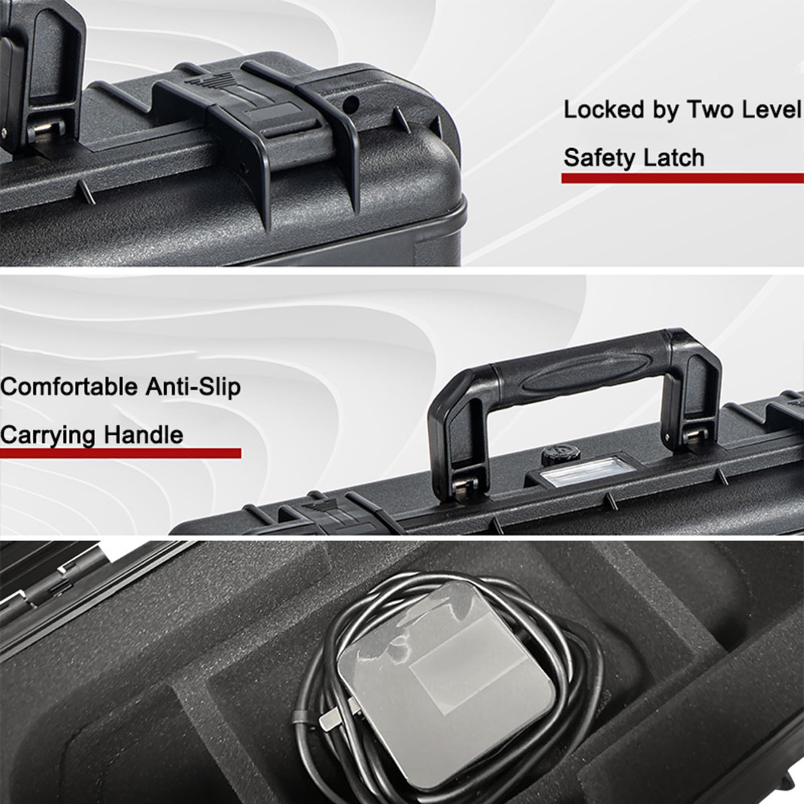 JYGamhanbil Custodia Borsa Impermeabile per ASUS ROG Ally X RC72LA 2024 | Grande Capacità Borsa Rigida Trasporto Copertura Portaoggetti per Console Gaming PC Portatile,Dock,Caricabatterie,Accessori