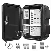 Vista 14 de Caja eléctrica al aire libre, placa de acero laminada en frío, viga trasera de aleación de aluminio, diseño de ventilación de una pieza, IP65