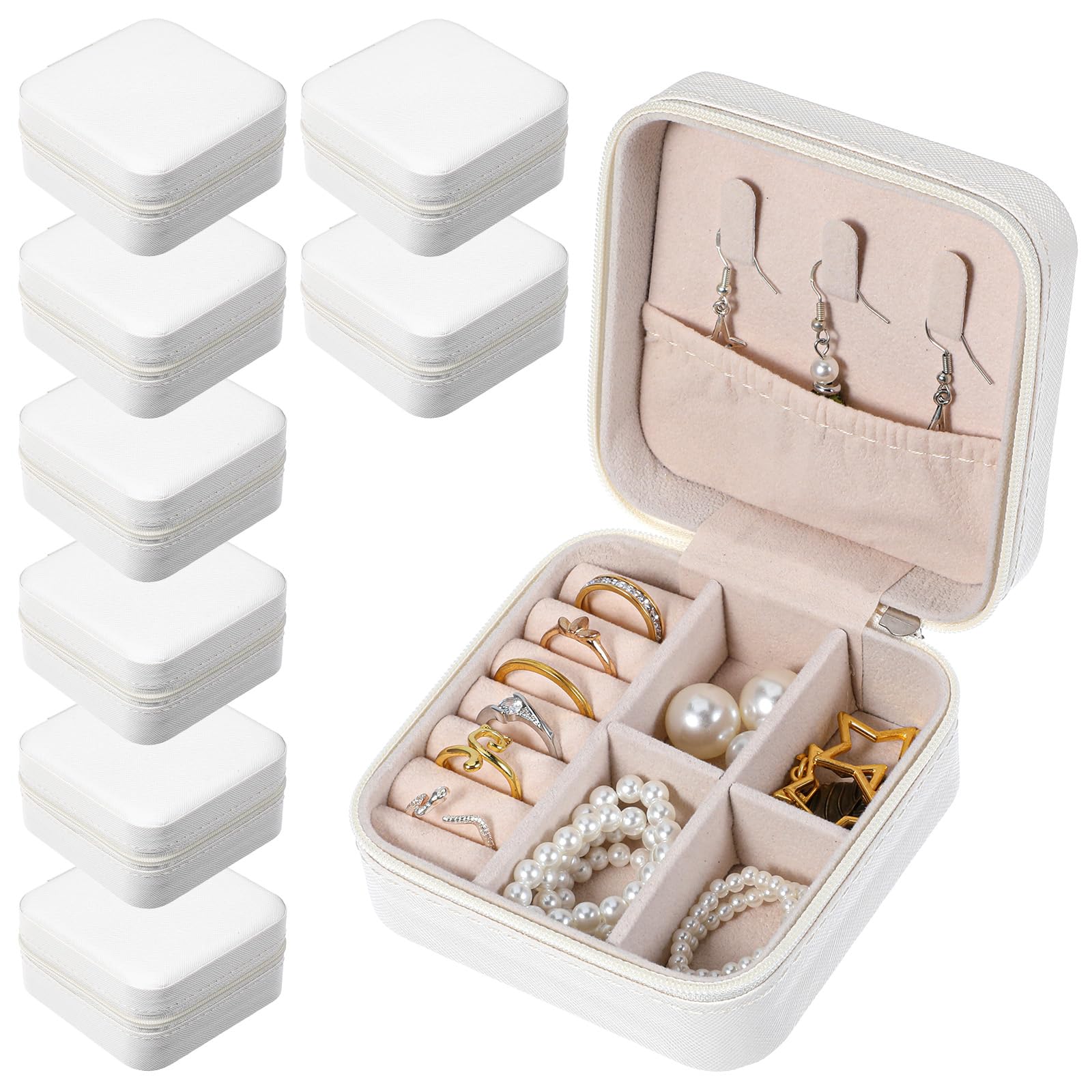 Amazon.com: Kifmurase 8PCS Travel Jewelry Case, Small Portable