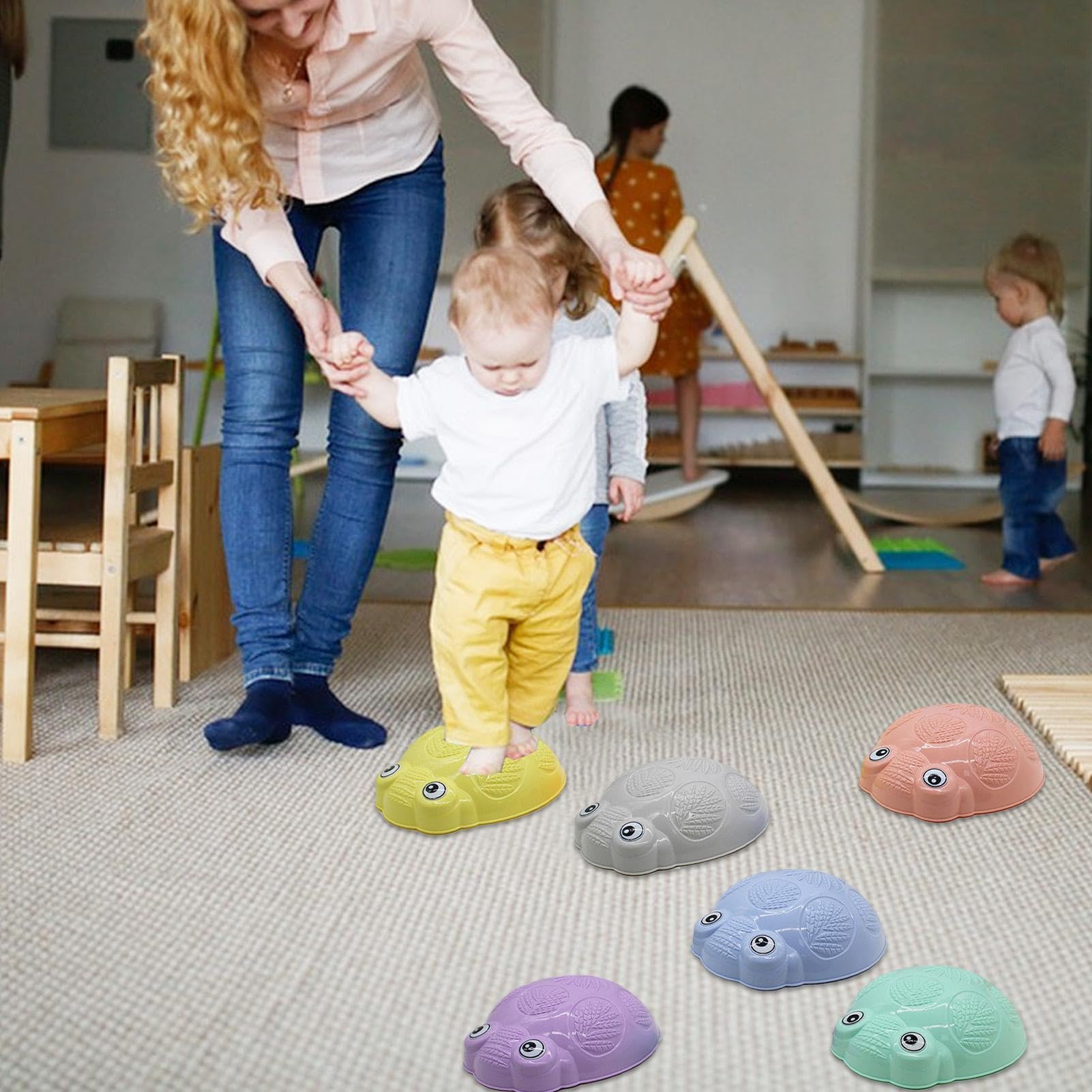 Piedras de Equilibrio Apilables Juguete de Entrenamiento Sensorial