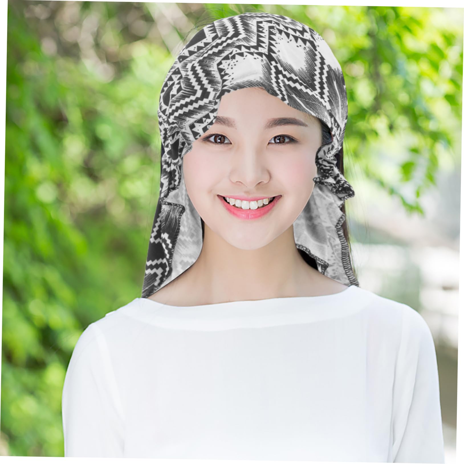 6piezas Turbante Unisex De Algodón Para Quimioterapia De Gorro Diseño Floral Geométrico y Para Uso Casa y Actividades Diarias y Reutilizable