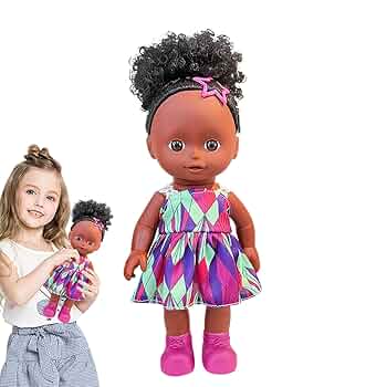 Amazon.co.jp: アフリカの女の子人形ブラック | リアルな女の