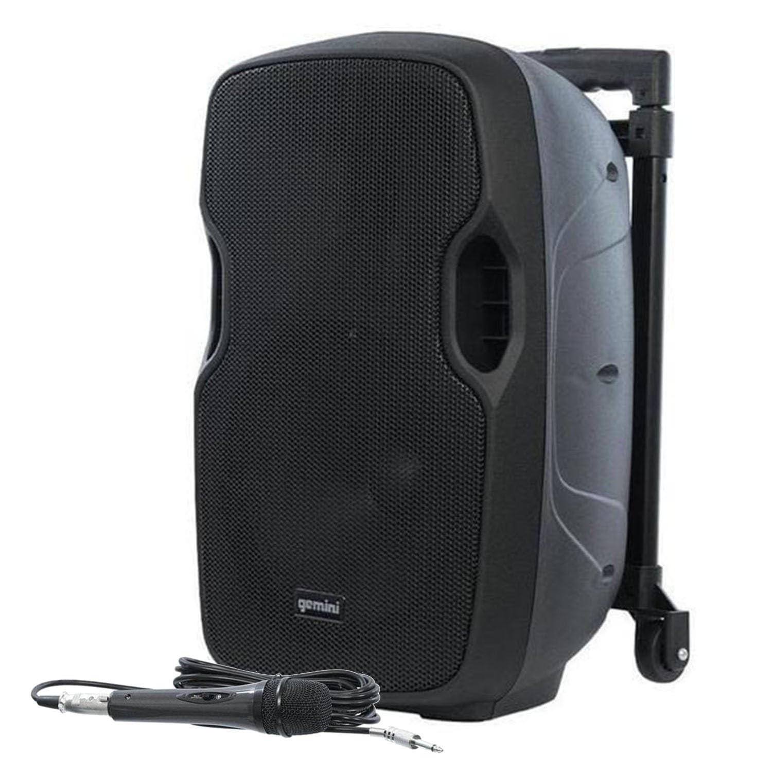 Enceinte Active Gemini AS 10 Togo sur Batterie Micro Filaire - 1000 Watts USB/BT/AUX/SD