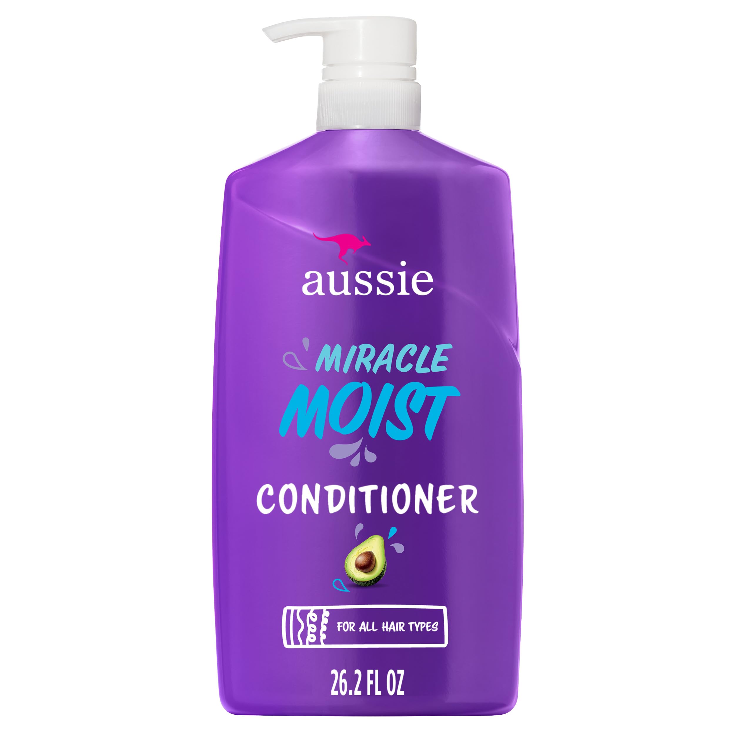 Miracle Moist with Avocado & Jojoba Oil, Paraben Free Conditioner, 26.2 fl oz