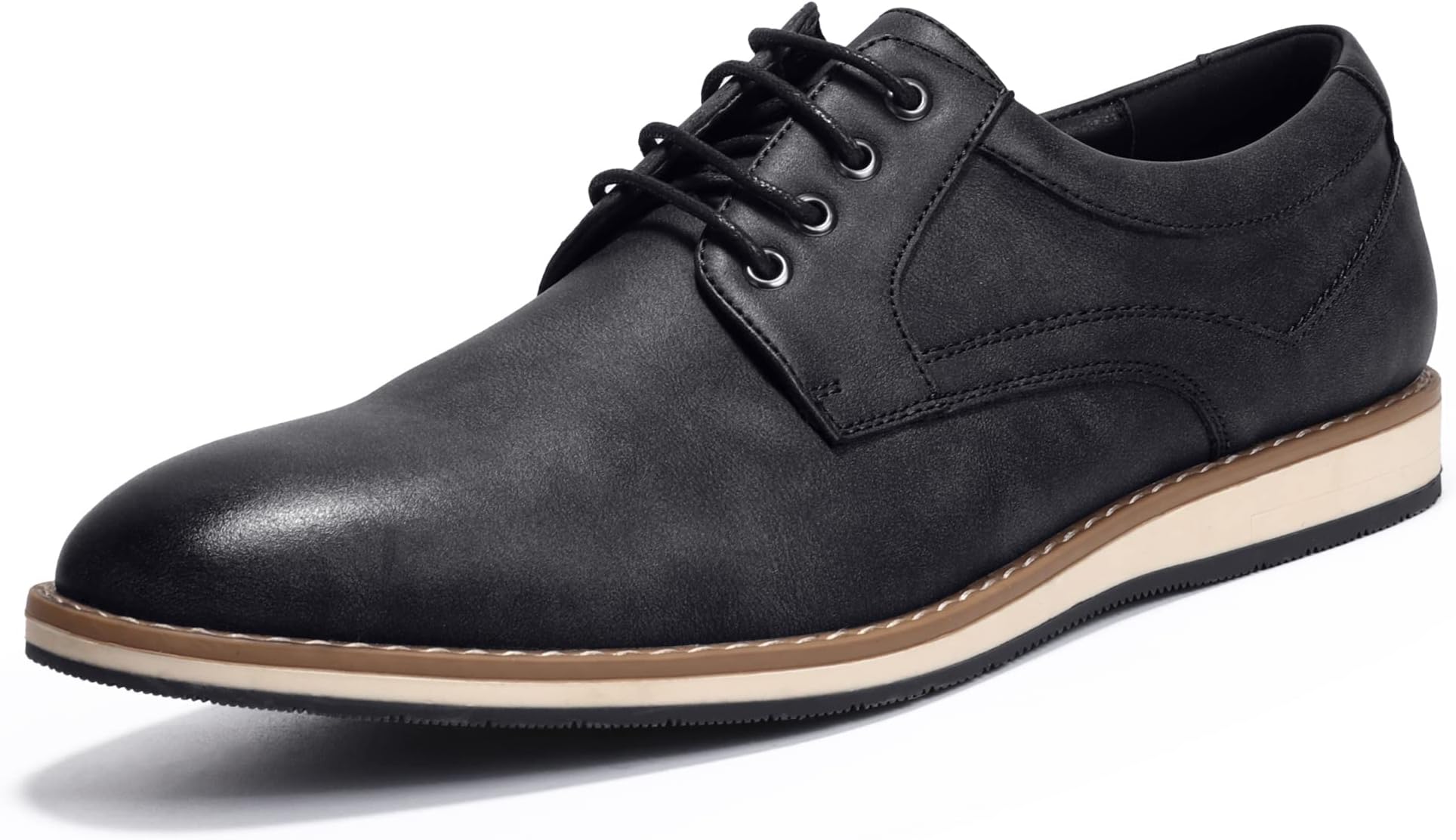 Mofri Men's Dress Shoes Casual Dress Sneaker Shoes for Men Lace-Up Oxfords Shoe Business Formal Comfort Derby Sneakers