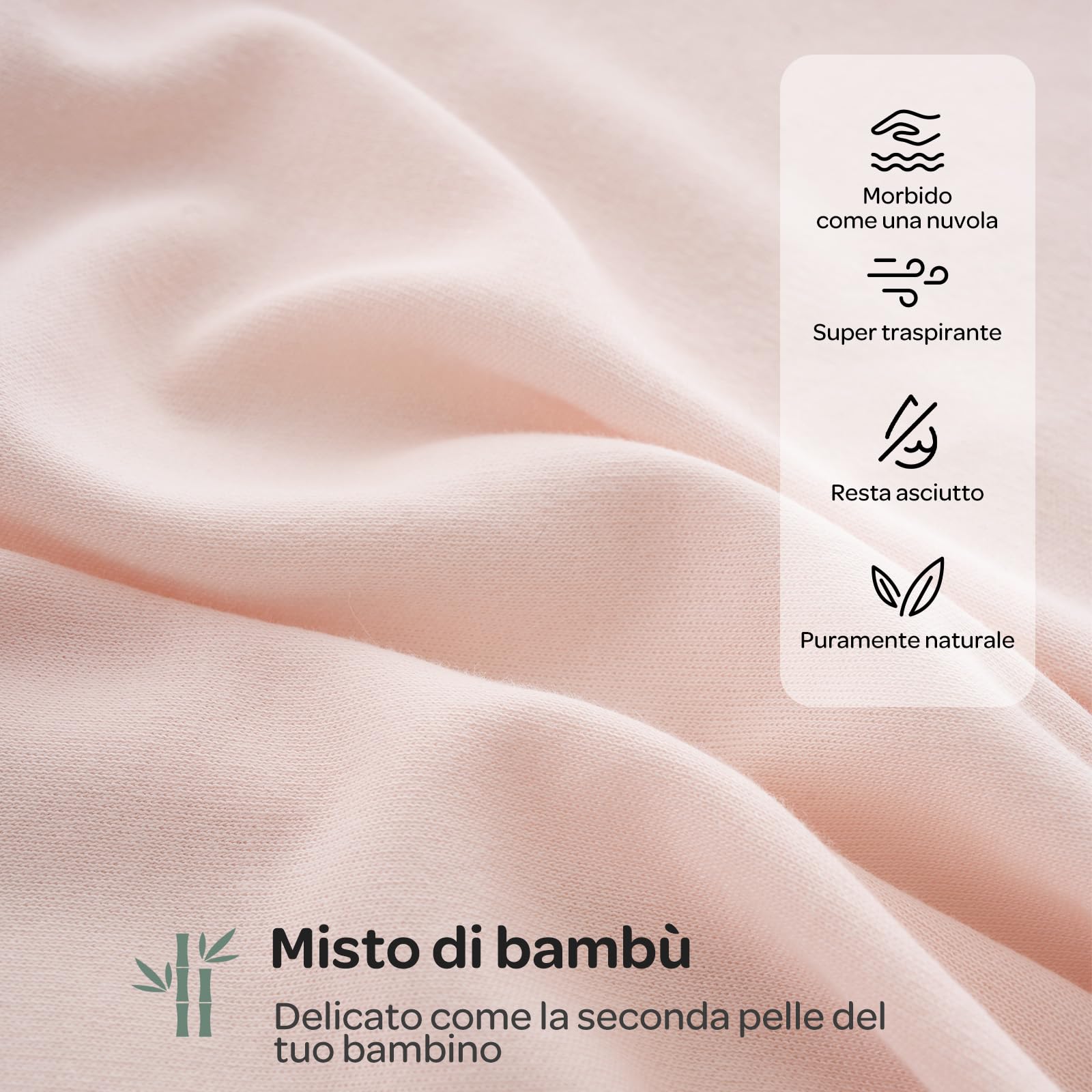 Momcozy Swaddle Neonato 0-3 Mesi 2 Pezzi Rosa