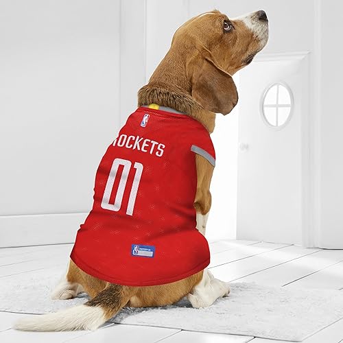 Miniatura 123 de Pets First NBA - Camiseta para perro de Toronto Raptors, camiseta sin mangas, camiseta de baloncesto para mascotas, talla S (RAP-4047-SM)