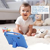 Vista 7 de YQSAVIOR Tabletas para niños, Tablet Android 12 para niños, 4 GB RAM 32 GB ROM, Tablet para niños pequeños de 7 pulgadas con pantalla IPS, control