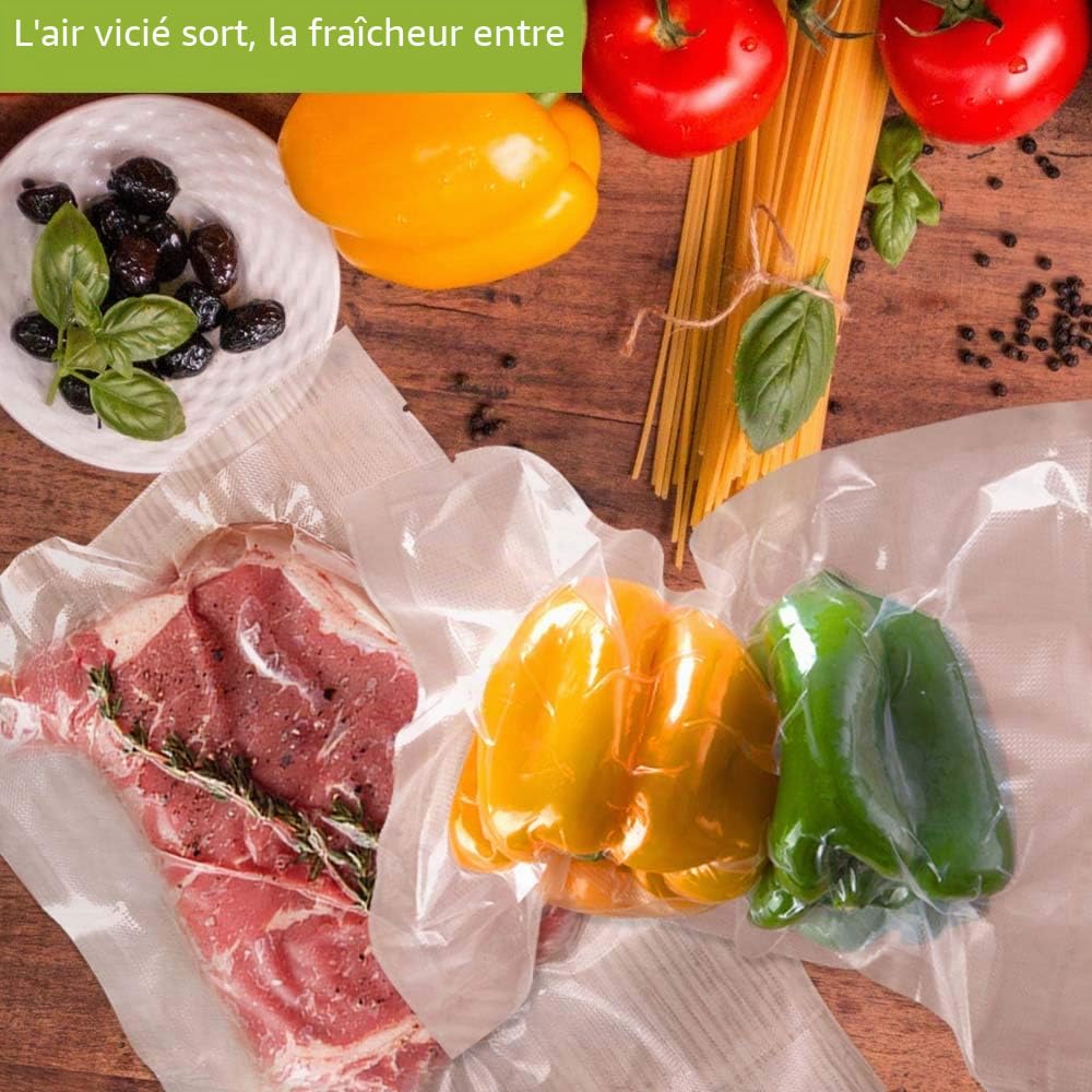 100 Sacs Sous Vide Alimentaire 30x40cm sans BPA LFGB Congélation