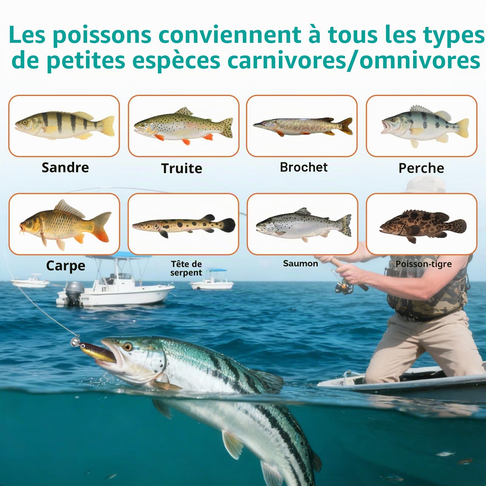 Lot De 4 Leurres Souples 12cm Pour Brochet, Perche, Sandre – Ultra-Réalistes Pour Mer Et Rivière