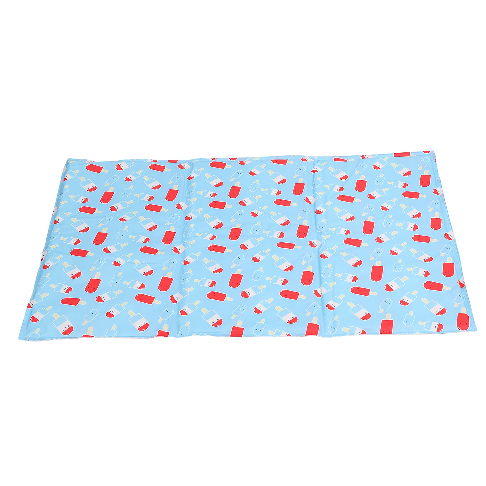 Estera de enfriamiento para mascotas Cama de enfriamiento de dibujos animados, almohadilla de gel para perros y gatos, manta fresca, almohadilla de enfriamiento de seda de hielo (XL: 71*111cm)