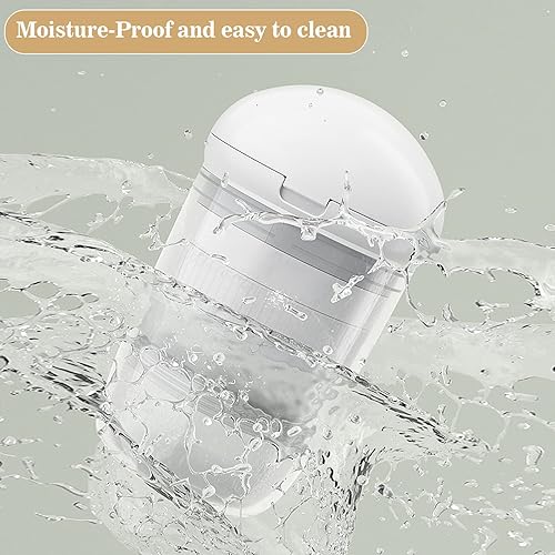 Miniatura 6 de White-1 - Divisor y cortador de píldoras, tritura tabletas, vitaminas, hoja de acero inoxidable, vaso extraíble para beber