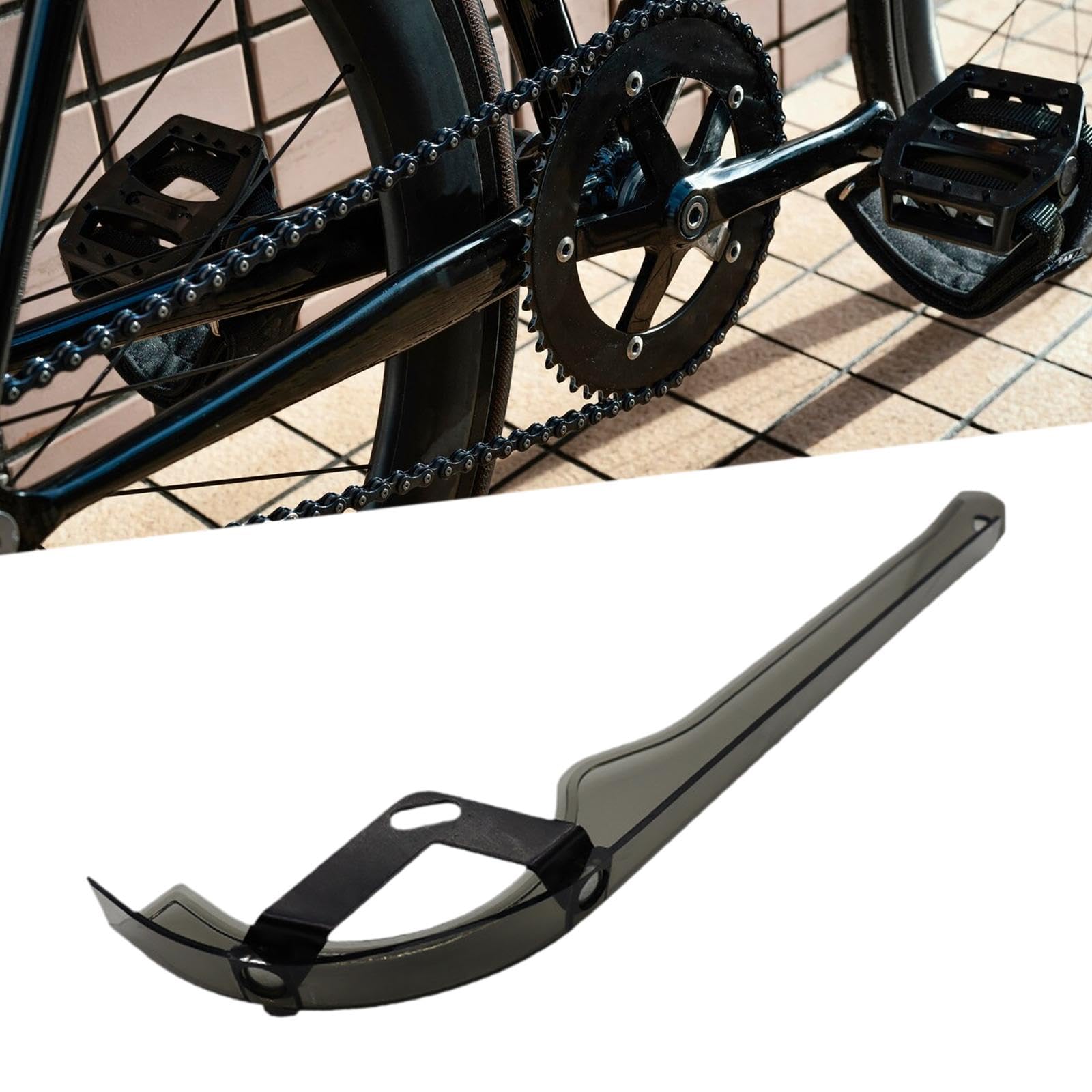 Housse De Protection Pour Chaîne De Vélo Qianly - Dimensions 54x19 Cm, Compatible Pédalier 38T-40T, Installation Facile