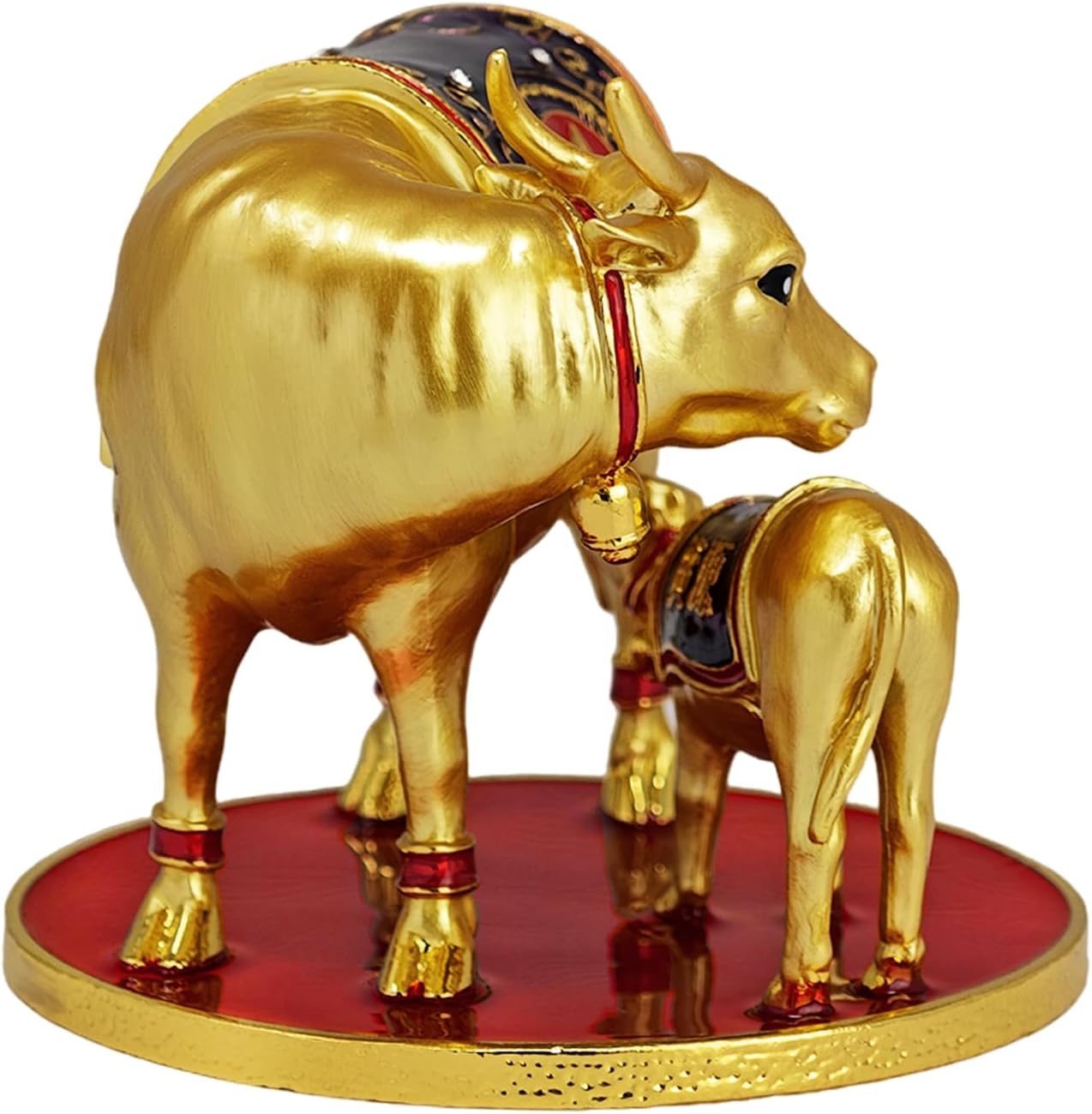 Fengshuibringluck Feng Shui Cow Calf Statue Strengthening The Energy of Nurturing and Hope Blessing Home Decor