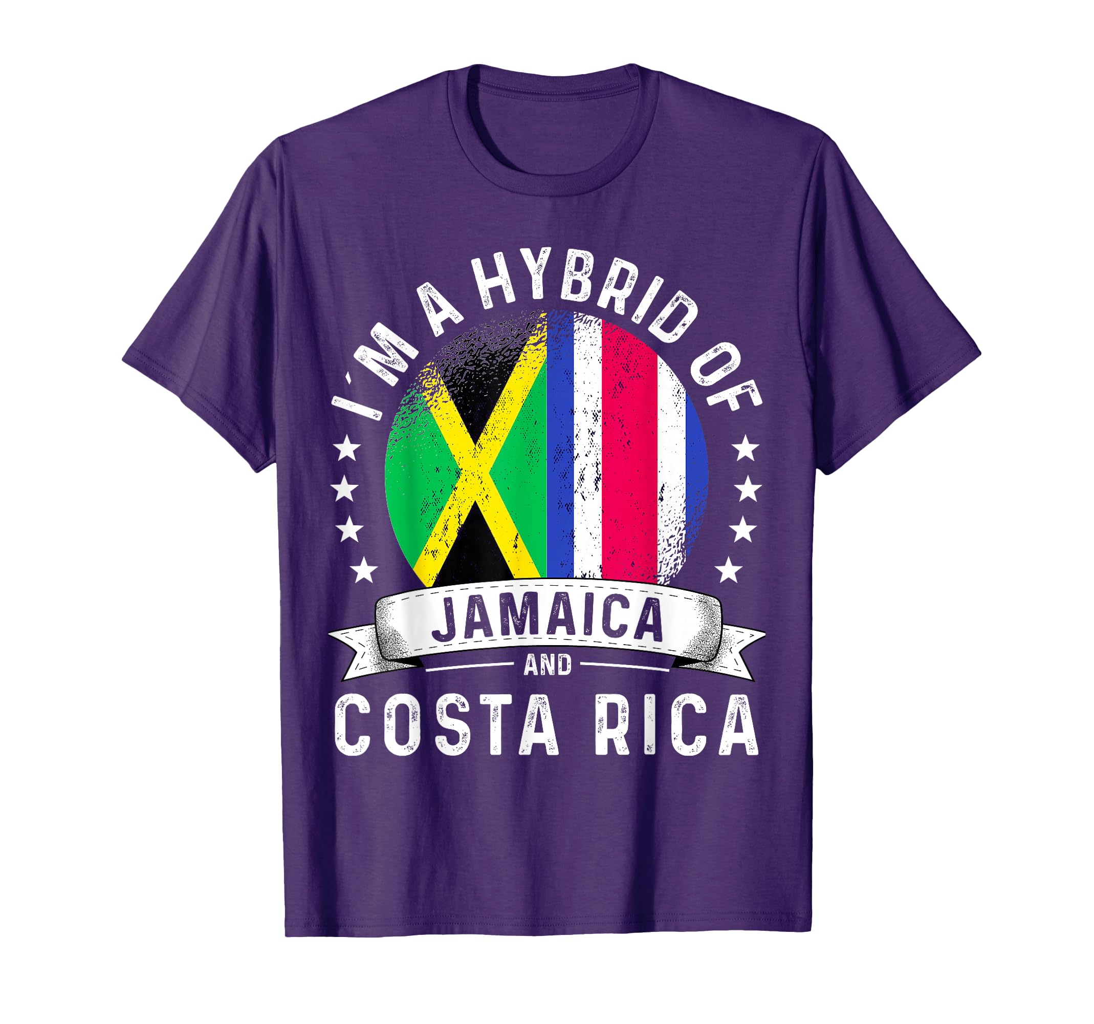 Jamaica Flag Costa Rica Grown Country Costa Rican Flag T-Shirt