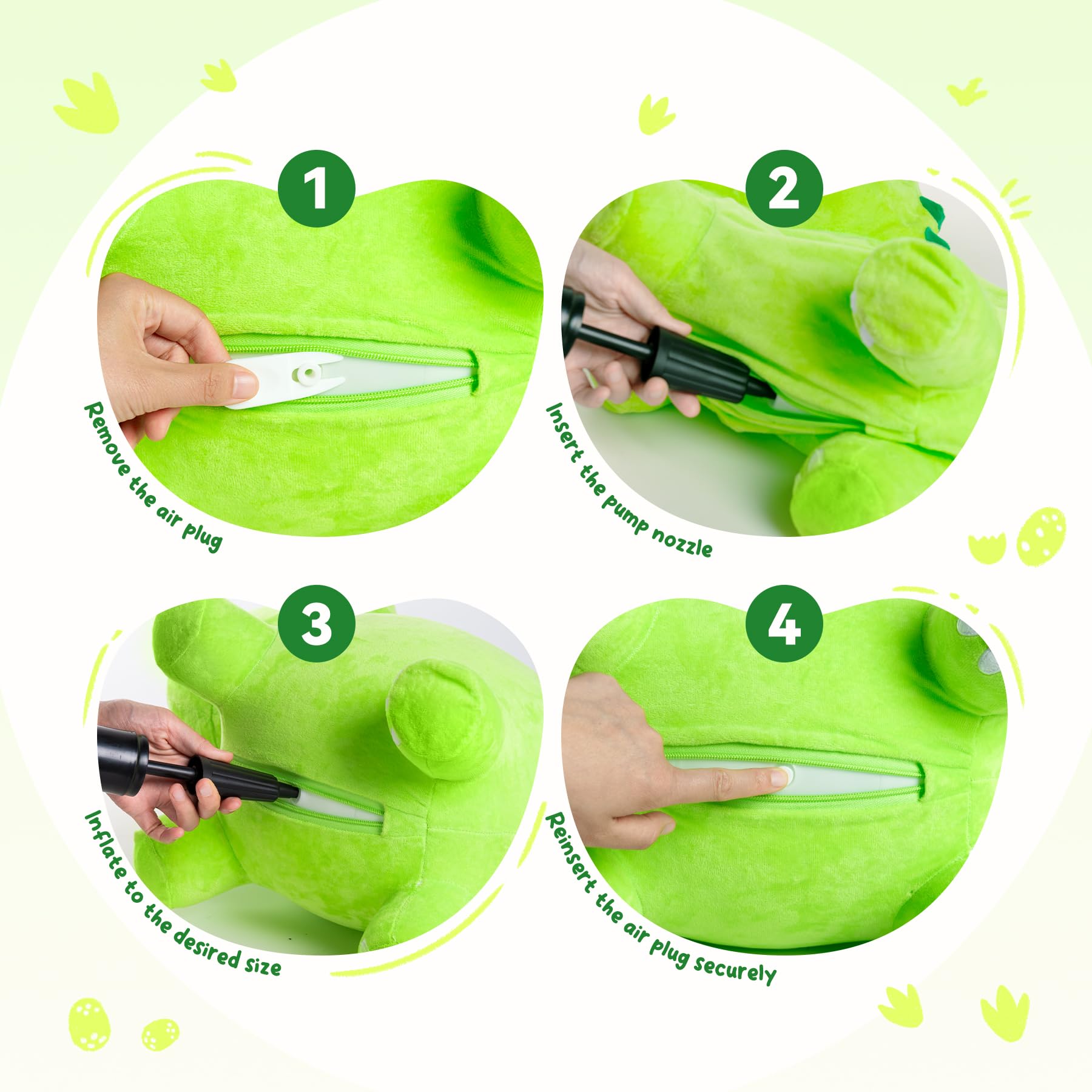 INPODAK Animal Saltarín,Salta Dinosaurio,Animal de Salto,Caballo Saltarín,Salta Animales Hinchable para Niños Salta,Regalos de cumpleaños y Navidad saltarines para niños de 1 a 6 años
