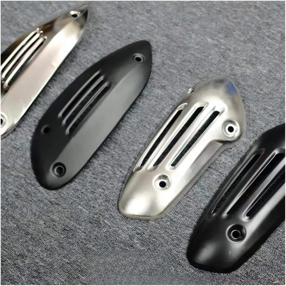 for Vespa GTS GTV 150 Motorcycle Modified Stainless Steel Blackened Anti-Ironing Exhaust Pipe Heat Shield Heat Shield Wraps