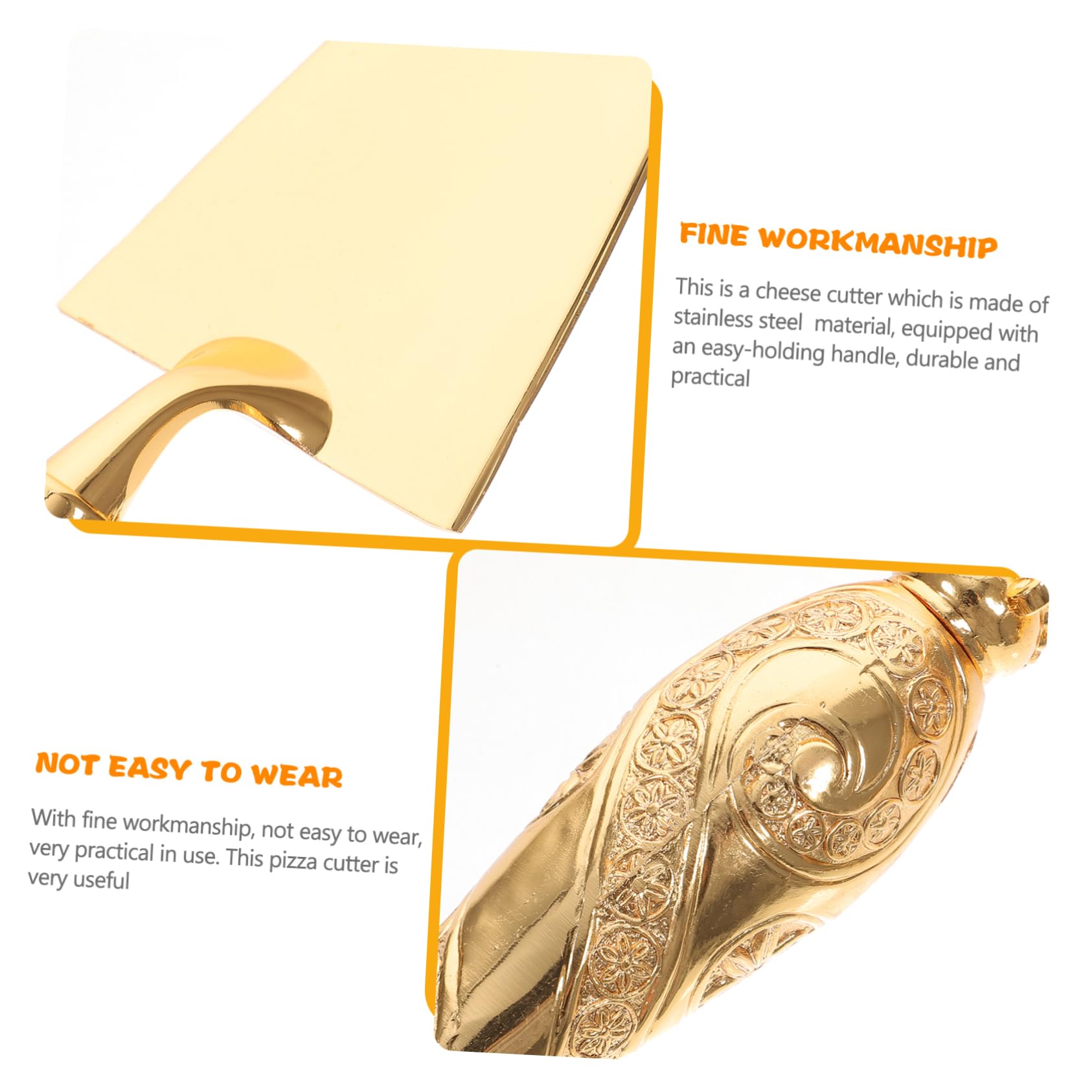 OUNONA 1 Set Cake Cutter and Serving Spatula Set Baking Utensils for Pizza Desserts and Party Cakes Easy to Clean Reusable Kitchen Tools for Home and Bakery Use